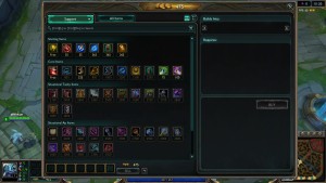 Item set in game