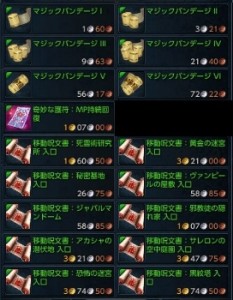 名品館-レベリングアイテム